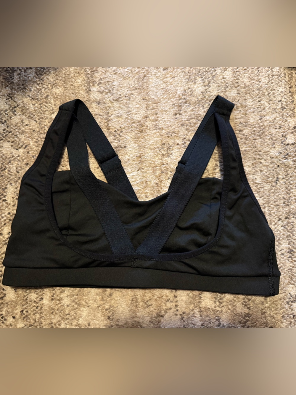 MICHI Black Strappy Sports Bralette